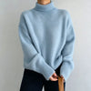 Minimalist Turtleneck Wool Sweater