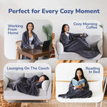 Oversized Fleece Wearable Blanket