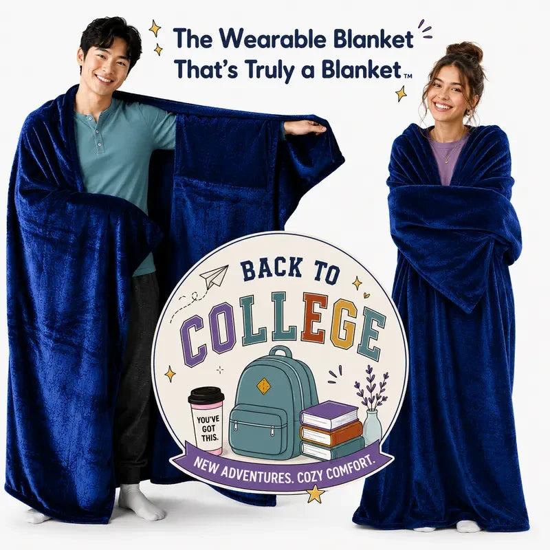 Oversized Fleece Wearable Blanket