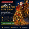 🎅✨ 2026 New Santa’s Flying Sleigh Gift Cascade – Solar Christmas Garden Light