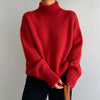 Minimalist Turtleneck Wool Sweater